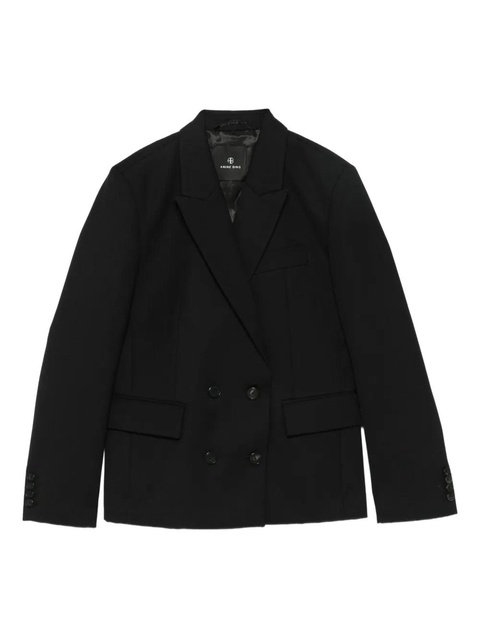 ANINE BING double-breasted blazer - Black - zdjęcie produktu nr 1