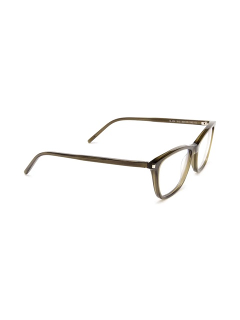 Saint Laurent Eyewear transparent square glasses - Green - zdjęcie produktu nr 2