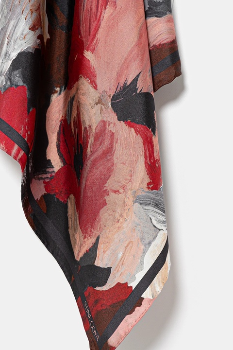 Stine Goya apaszka jedwabna damska kolor multicolor wzorzysta SG-PS26-A010-2287 - zdjęcie produktu nr 2