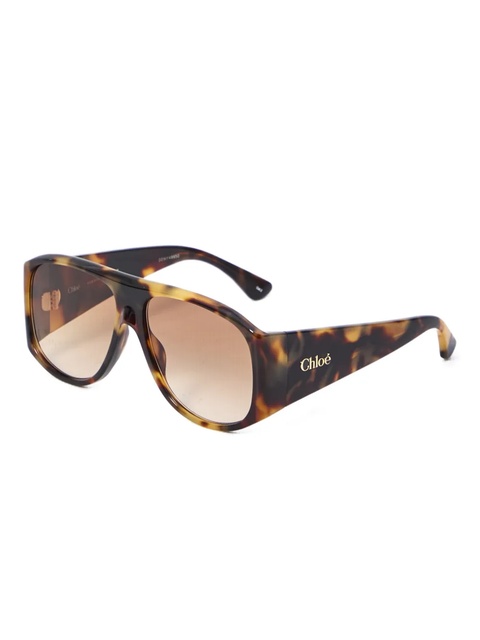 Chloé tortoiseshell gradient sunglasses - Brown - zdjęcie produktu nr 2