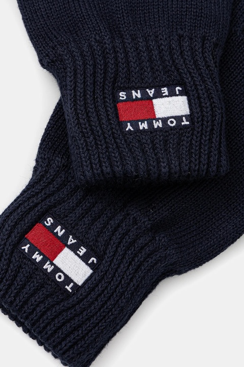 Tommy Jeans rękawiczki bawełniane damskie kolor granatowy AW0AW17914 - zdjęcie produktu nr 2