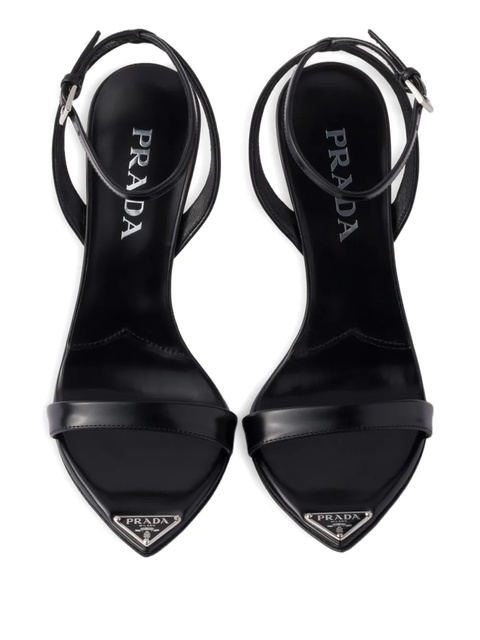 Prada ankle-strap metal-buckle sandals - Black - zdjęcie produktu nr 2