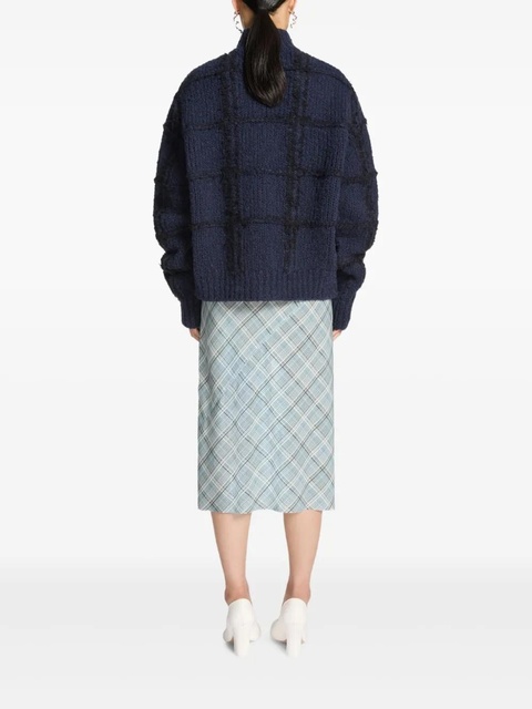 DRIES VAN NOTEN high-neck sweater - Blue - zdjęcie produktu nr 2