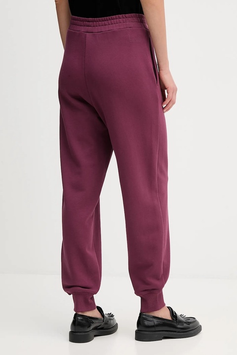 United Colors of Benetton spodnie dresowe bawełniane damskie kolor fioletowy gładkie 3UNIDF01A - zdjęcie produktu nr 1