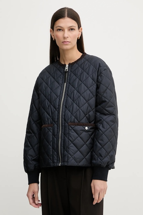 Marc O'Polo kurtka kolor granatowy przejściowa 600111970025 - zdjęcie produktu nr 1