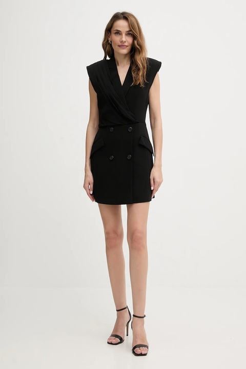 Karl Lagerfeld sukienka kolor czarny mini dopasowana B1W13051 - zdjęcie produktu nr 2