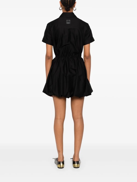 LOEWE drawstring balloon mini dress - Black - zdjęcie produktu nr 2