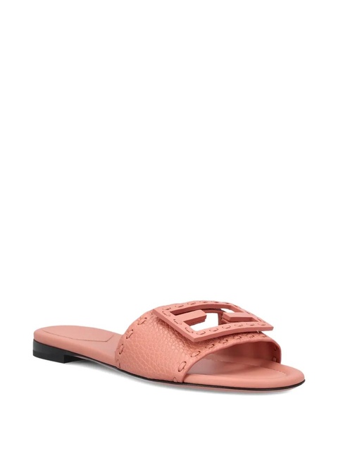 FENDI FF-buckle leather sandals - Pink - zdjęcie produktu nr 2