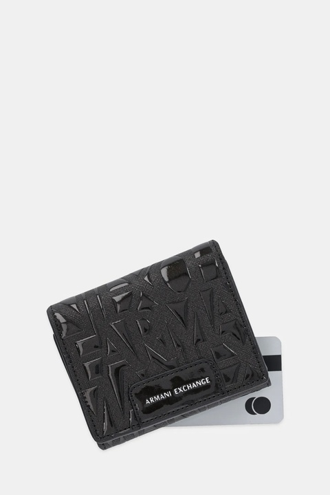 Armani Exchange portfel damski kolor czarny XW001595 AF17290 - zdjęcie produktu nr 2