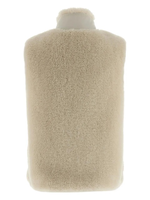 Tory Burch stand-collar fleece gilet - Neutrals - zdjęcie produktu nr 2