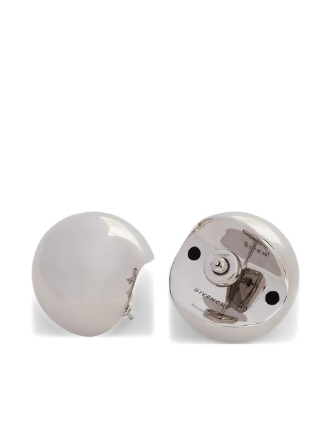 Givenchy curved earrings - Silver - zdjęcie produktu nr 2