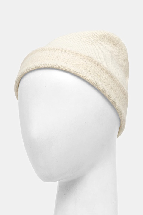 Answear.LAB czapka wełniana kolor beżowy - zdjęcie produktu nr 1