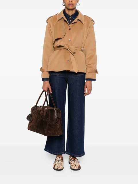 Maje belted button-fastening jacket - Brown - zdjęcie produktu nr 1