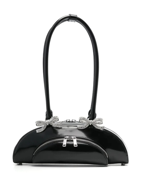 Self-Portrait Curved shoulder bag - Black - zdjęcie produktu nr 1