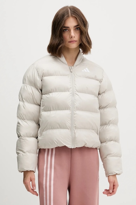 adidas kurtka Essentials kolor beżowy zimowa JX7826 - zdjęcie produktu nr 1