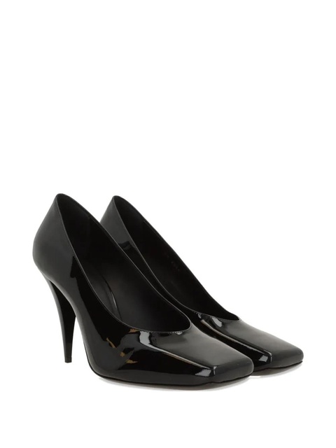 Givenchy 94mm patent-leather square-toe heeled pumps - Black - zdjęcie produktu nr 1