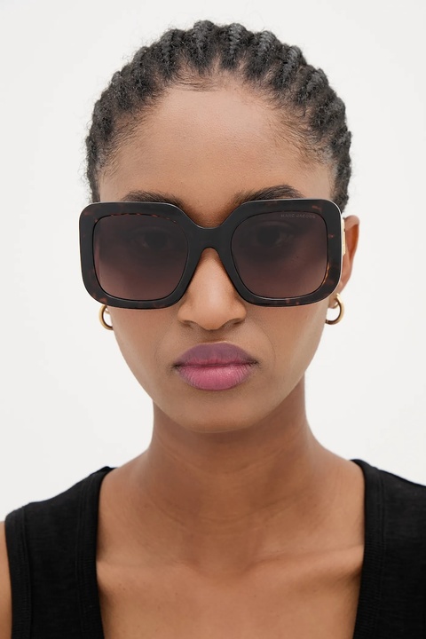 Marc Jacobs okulary przeciwsłoneczne damskie kolor brązowy MARC 647/S - zdjęcie produktu nr 2