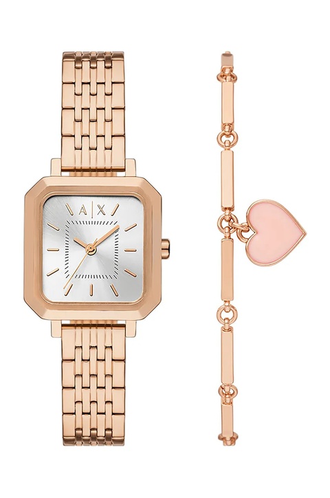 Armani Exchange zegarek i bransoletka kolor złoty AX7164SET - zdjęcie produktu nr 1