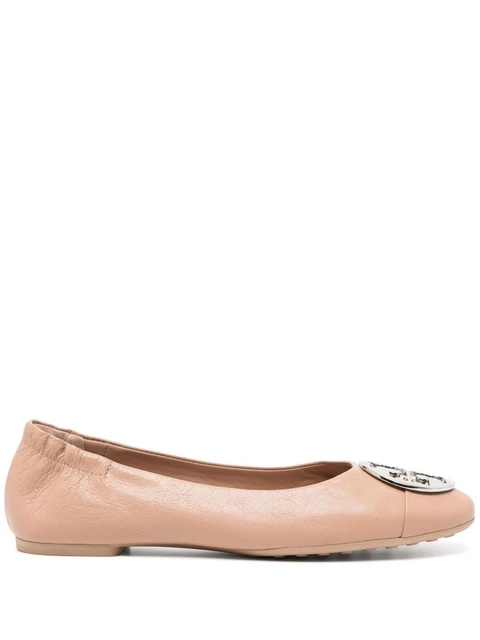 Tory Burch claire cap-toe ballerina shoes - Brown - zdjęcie produktu nr 1