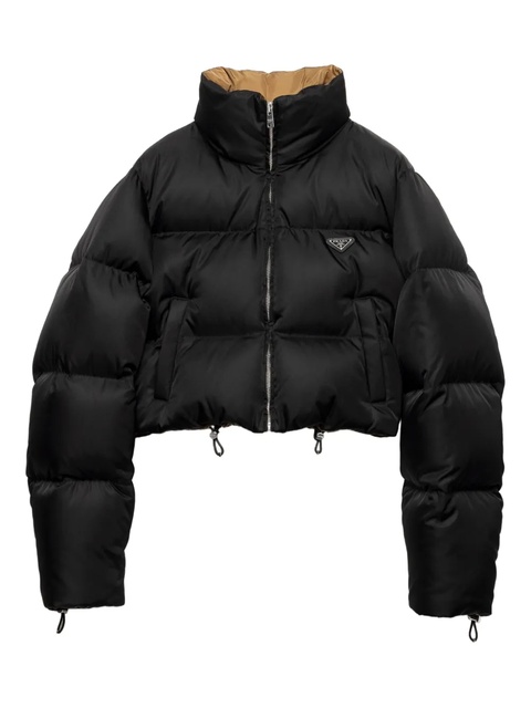 Prada padded stand-up collar jacket - Black - zdjęcie produktu nr 1