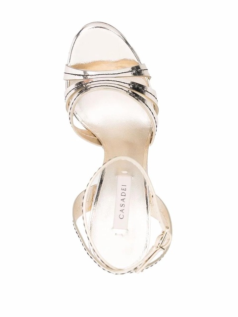 Casadei Julia 115mm strappy sandals - Gold - zdjęcie produktu nr 2