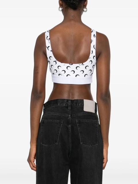 Marine Serre moon-print top - White - zdjęcie produktu nr 2