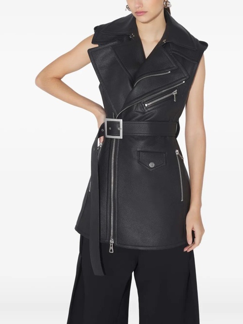 Jean Paul Gaultier leather vest - Black - zdjęcie produktu nr 1