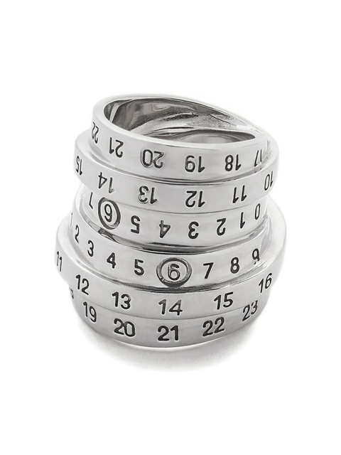 MM6 Maison Margiela Numeric ring - Silver - zdjęcie produktu nr 2