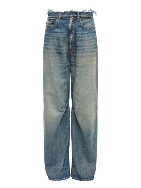 MM6 Maison Margiela wide-leg jeans - Blue - zdjęcie produktu nr 1