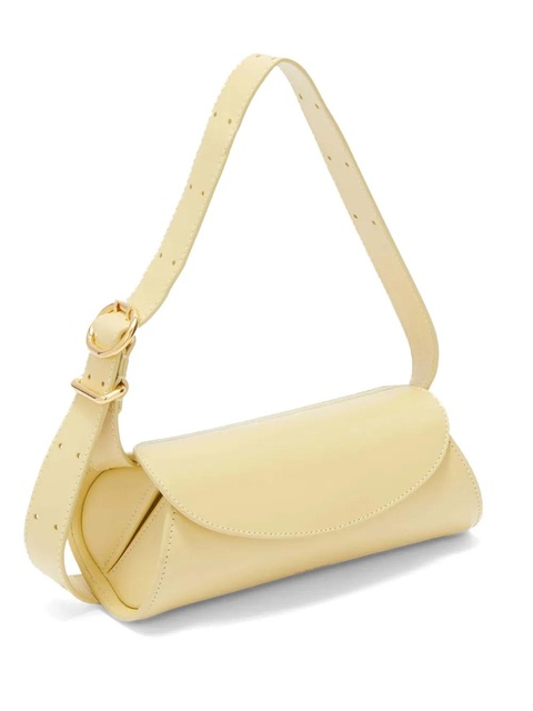 Jil Sander Cannolo leather shoulder bag - Yellow - zdjęcie produktu nr 2