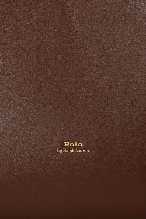 Polo Ralph Lauren torebka skórzana kolor brązowy 428962757 - zdjęcie produktu nr 1