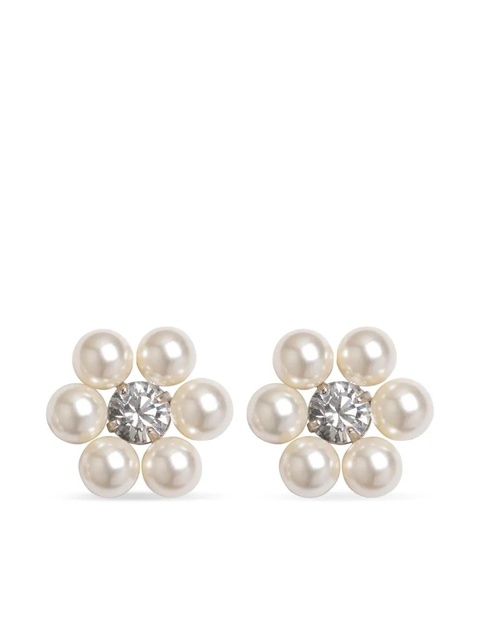 Jennifer Behr Zaya stud earrings - White - zdjęcie produktu nr 2