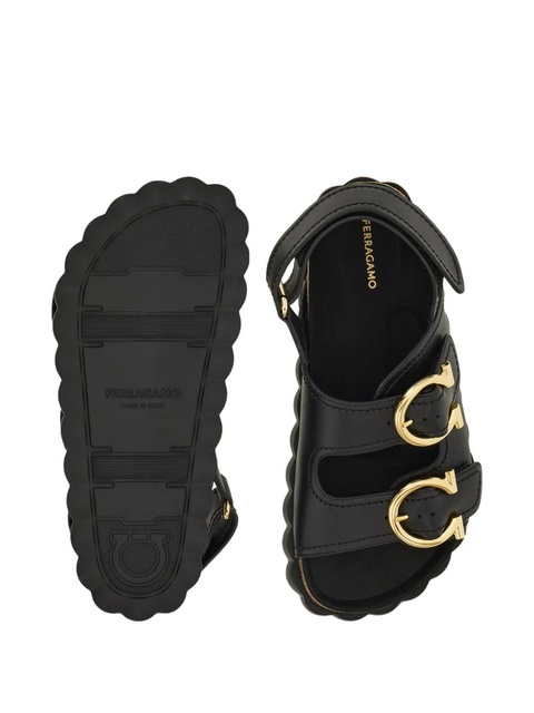 Ferragamo buckled leather sandals - Black - zdjęcie produktu nr 1
