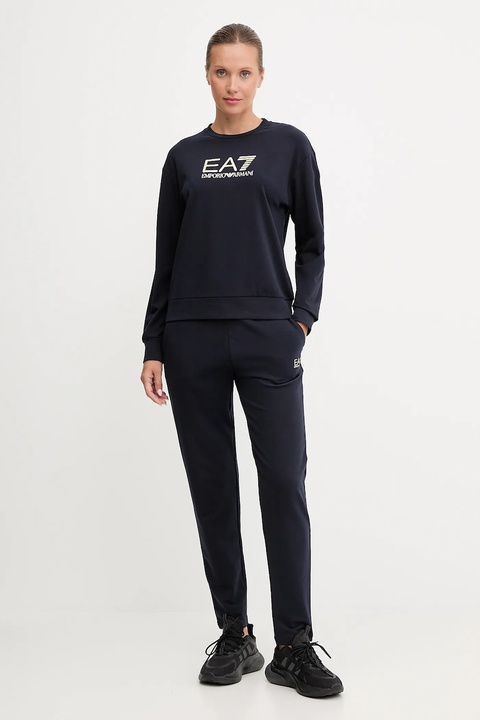 EA7 Emporio Armani dres damski kolor granatowy AF13135.7W000115 - zdjęcie produktu nr 1