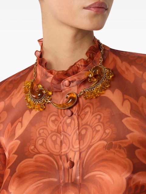ETRO paisley droplet necklace - Gold - zdjęcie produktu nr 2