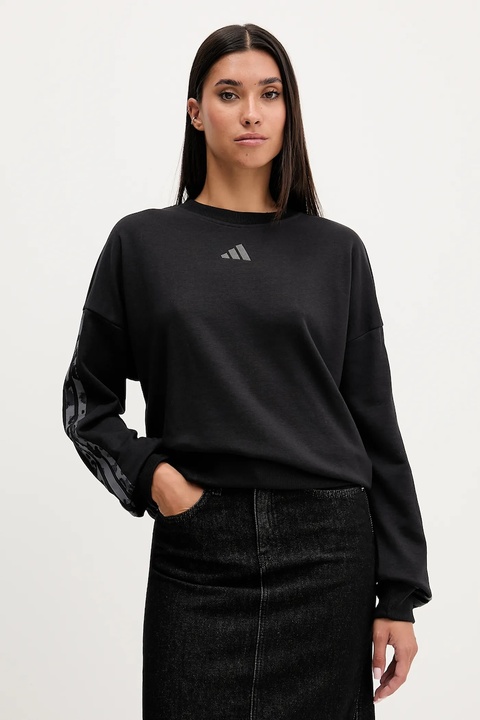 adidas bluza Animal damska kolor czarny z aplikacją JM1835 - zdjęcie produktu nr 1