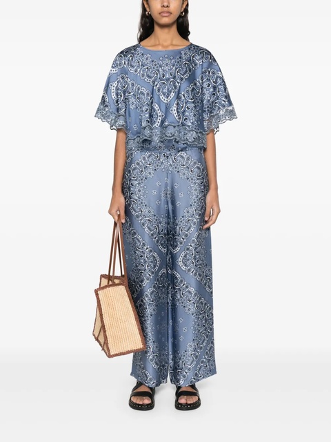 Maje bandana-print blouse - Blue - zdjęcie produktu nr 1