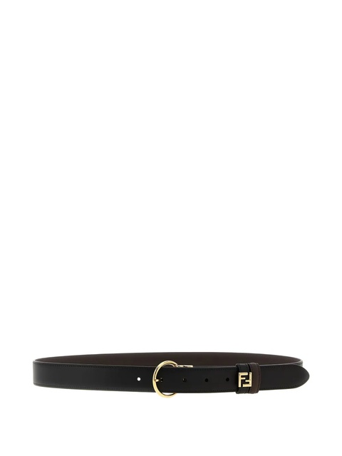 FENDI FF-logo reversible belt - Brown - zdjęcie produktu nr 1