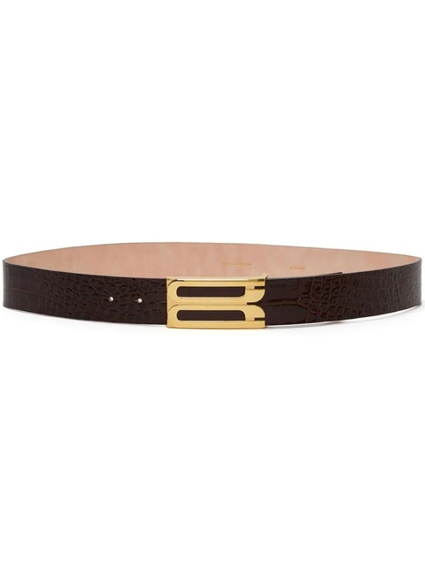 Victoria Beckham B buckle belt - Brown - zdjęcie produktu nr 1
