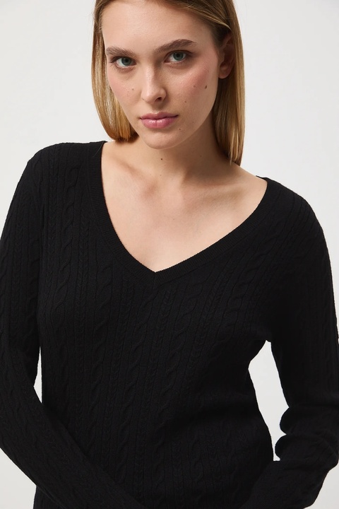 Medicine sweter damski kolor czarny - zdjęcie produktu nr 2