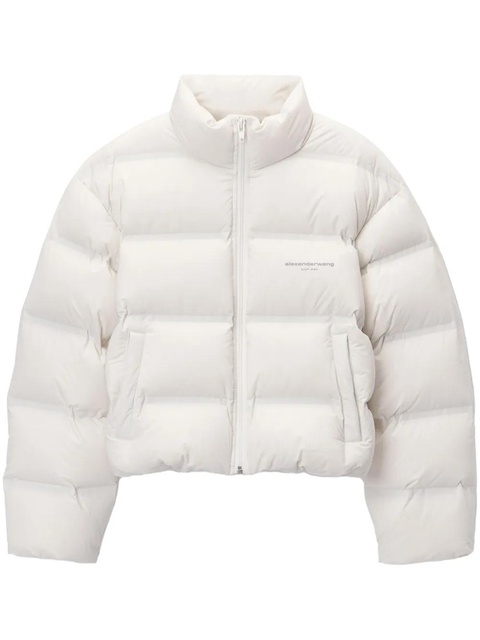 Alexander Wang cropped puffer jacket - White - zdjęcie produktu nr 1