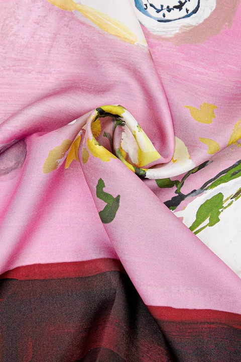 Stine Goya apaszka jedwabna damska kolor multicolor wzorzysta SG-PS26-A010-2287 - zdjęcie produktu nr 2