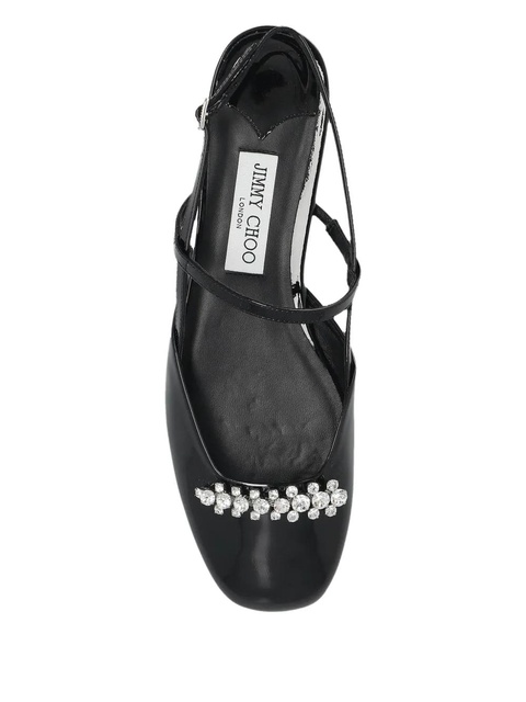 Jimmy Choo crystal-embellished slingback pumps - Black - zdjęcie produktu nr 2