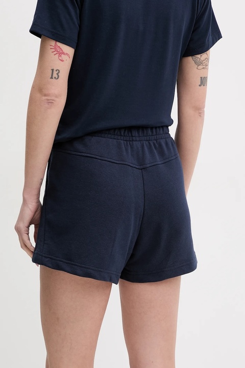 Helly Hansen szorty damskie kolor granatowy z nadrukiem high waist 54081 - zdjęcie produktu nr 2