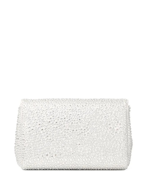 Jimmy Choo Soft Bow crystal mini bag - White - zdjęcie produktu nr 2
