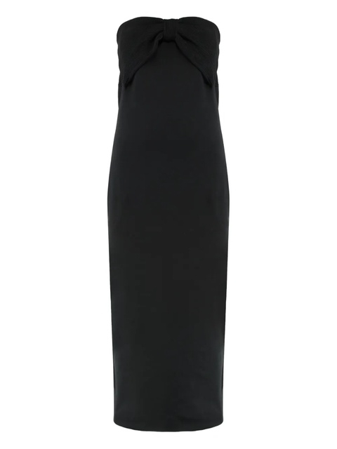 Chloé bow-detailed midi dress - Black - zdjęcie produktu nr 1