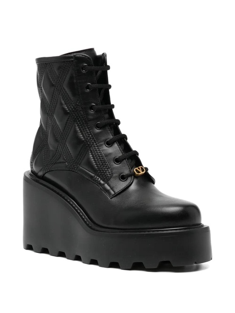Valentino Garavani 95mm Quiltie 67 boots - Black - zdjęcie produktu nr 2