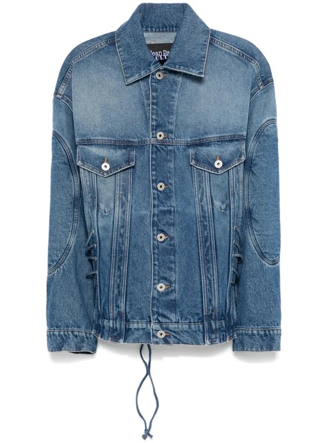 Jean Paul Gaultier lace-up jacket - Blue - zdjęcie produktu nr 1