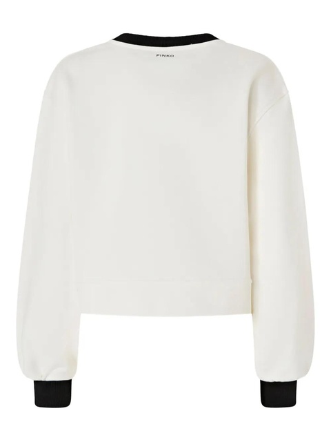 PINKO crew-neck sweatshirt - White - zdjęcie produktu nr 1