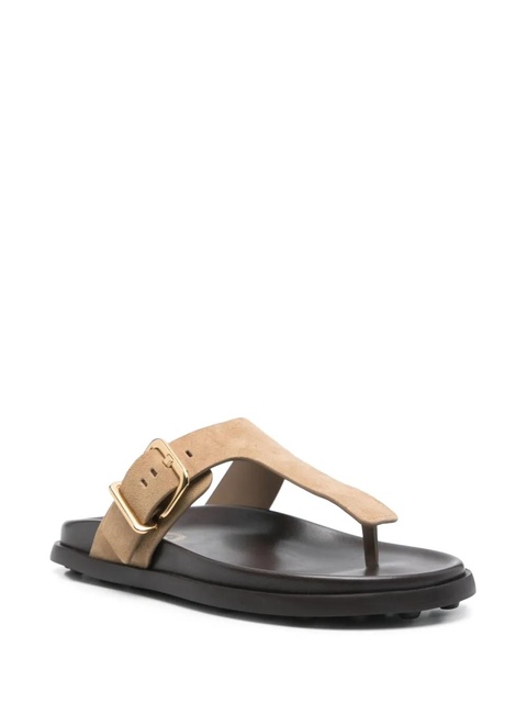Tod's suede flip flops - Neutrals - zdjęcie produktu nr 2